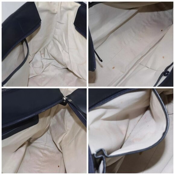 BURBERRY Tote Bag Canvas White Auth - Picture 16 of 16